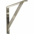Dwellingdesigns Traditional Bracket- Stainless Steel 2 in. W x 16 in. D x 16 in. H DW2963801